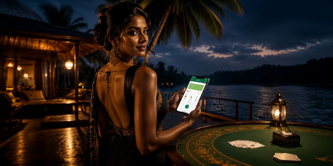 Live Andar Bahar game streamed to a mobile device with dealer interaction